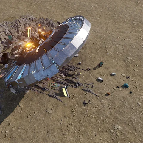 Crashed UFO