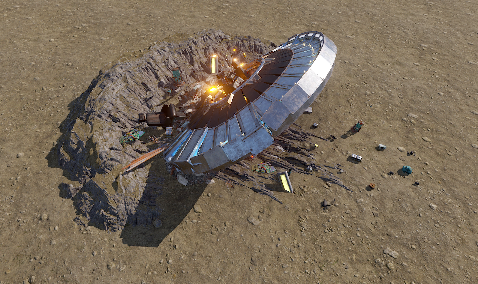 Crashed UFO