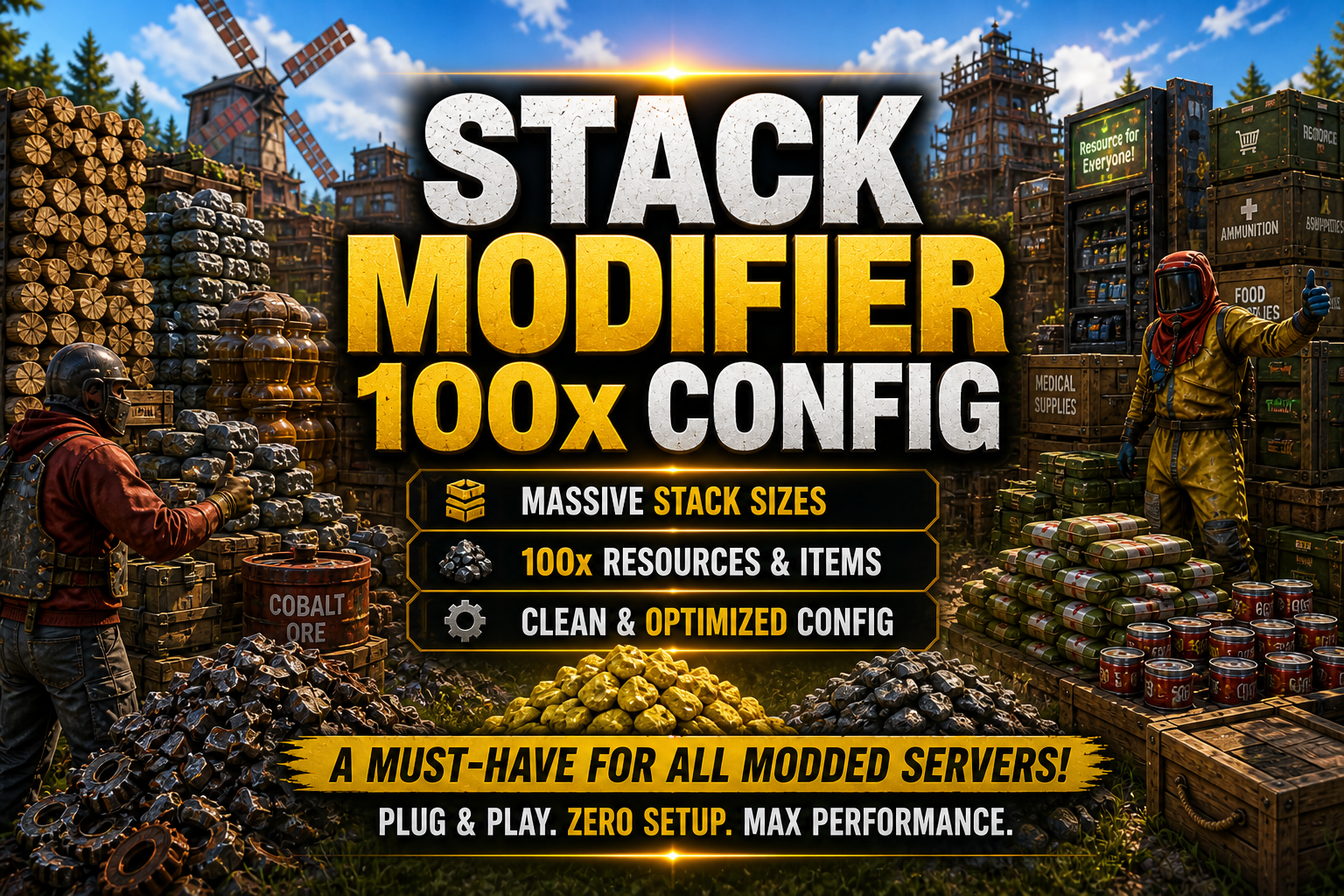 Stack Modifier 100x Plugin Config