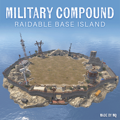 Military Compound Raidable Base Islands