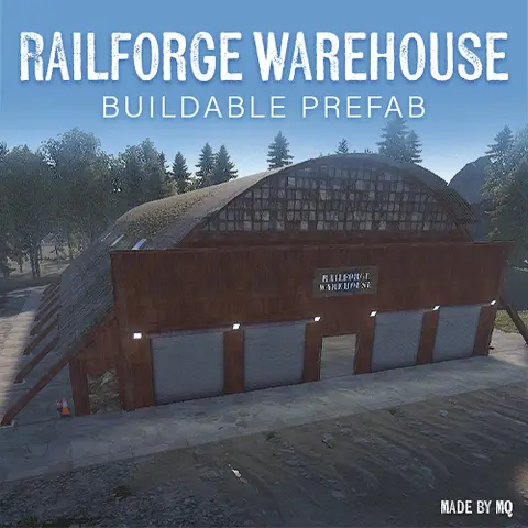 Railforge Warehouse Buildable Prefab