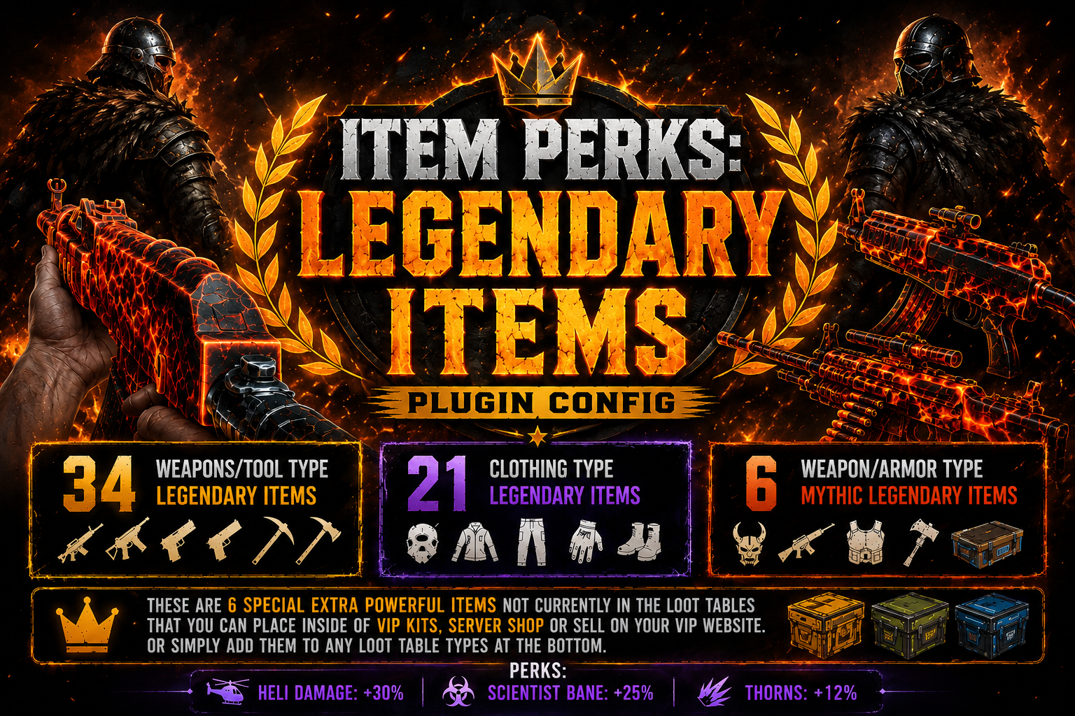 Legendary Items Item Perks Plugin Config