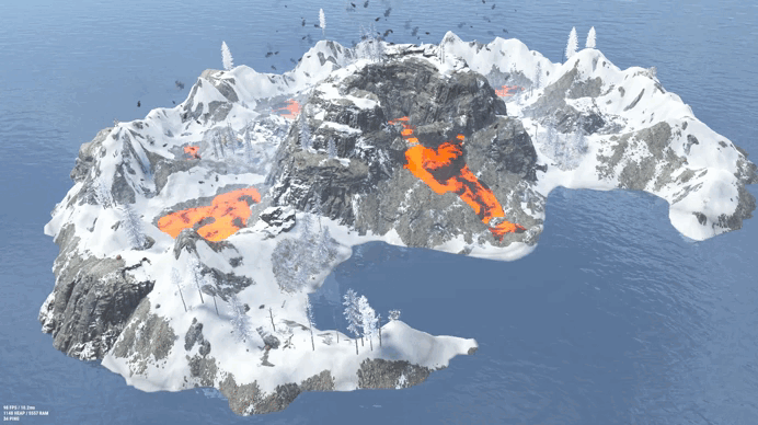 Volcano Island 🌋