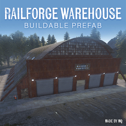 Railforge Warehouse Buildable Prefab