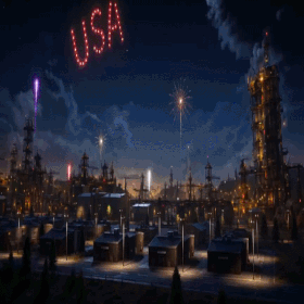 Golden Firework Show